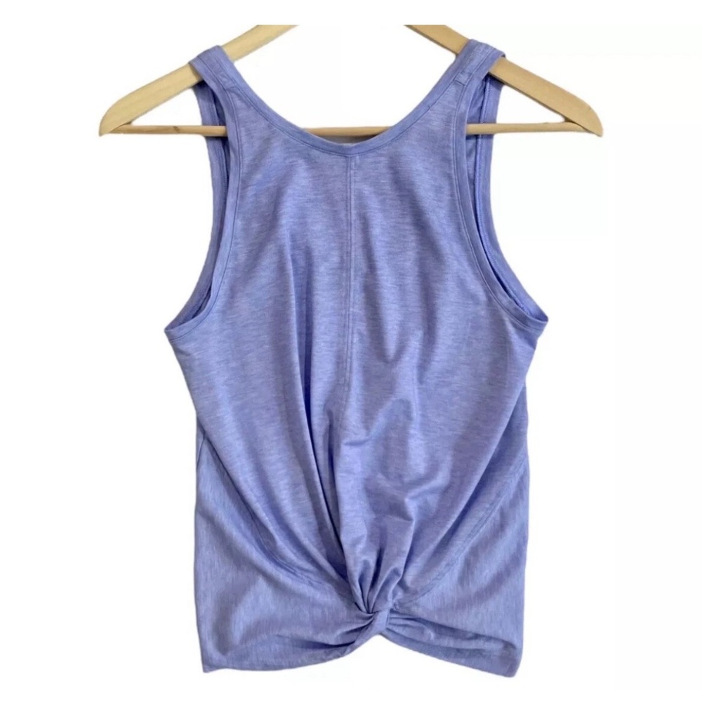Athleta Lavender Twist-Back Tank Top